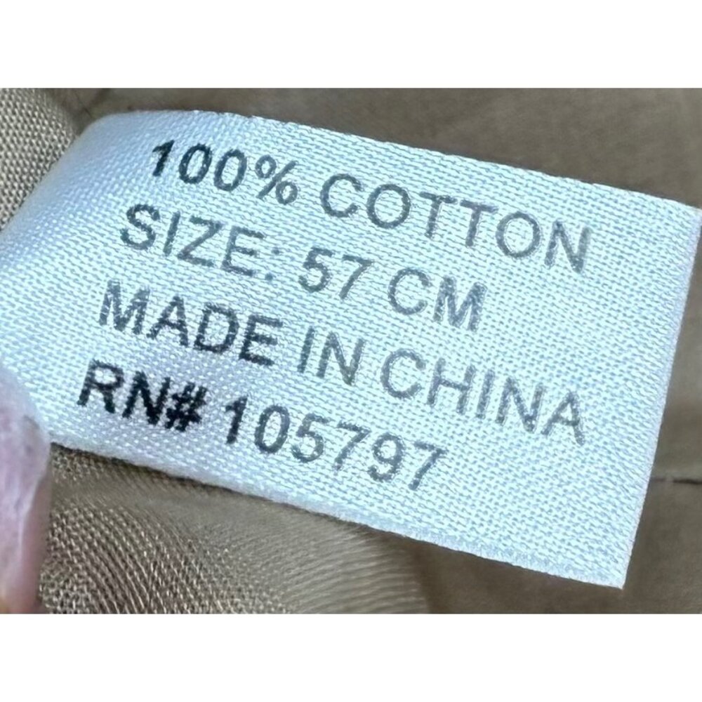 Vintage Y2K Tan Corduroy Bucket Hat 100% Cotton Indie Boho Retro 90s Streetwear - Picture 16 of 16